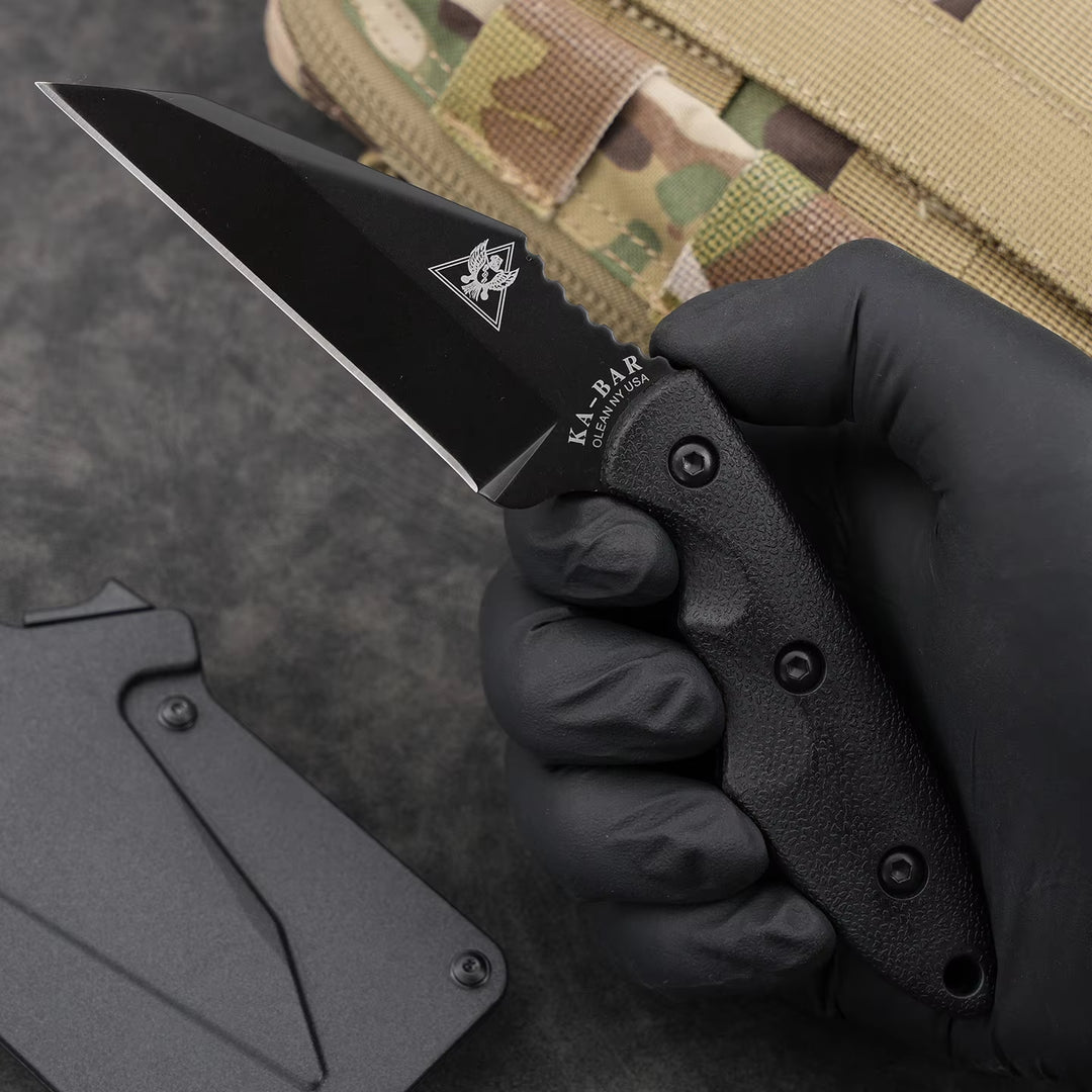 The SlantEdge:5Cr13 Steel Survival Fixed Blade Pocket Knife