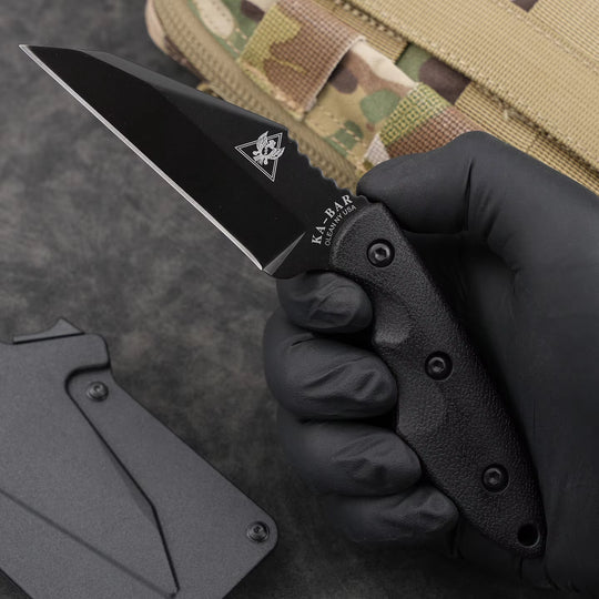 The SlantEdge:5Cr13 Steel Survival Fixed Blade Pocket Knife