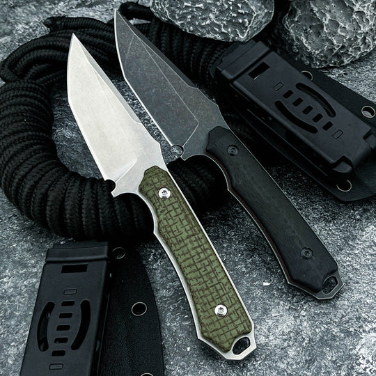 TheDrifter:Compact Outdoor 8Cr13MoV Steel Fixed Blade EDC Knife