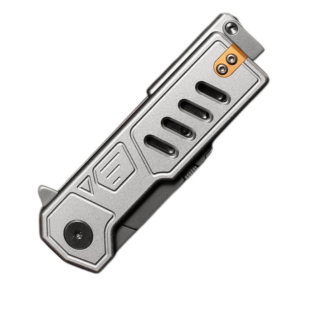 The Glide:Aluminum Replaceable Blade Pocket EDC Utility Knife