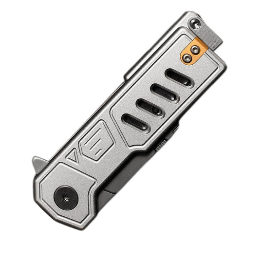 The Glide:Aluminum Replaceable Blade Pocket EDC Utility Knife