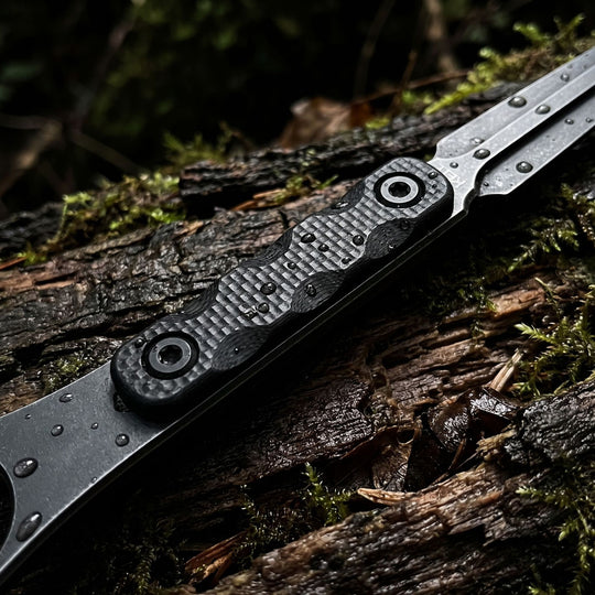 The Ice Pick:Triangular Spike EDC Fixed Blade Knife with K-Sheath