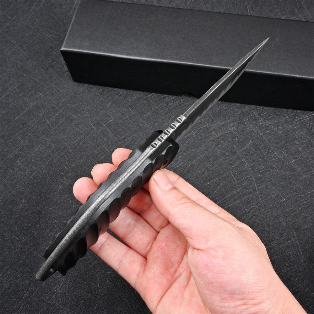 Frost Sentinel: Ultra-Hard Fixed Blade for Wilderness Reliability Full Tang Knife