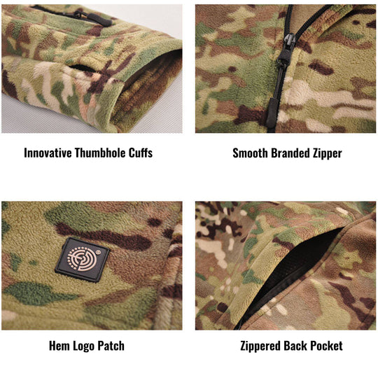 Slipstream – Wind-Resistant Fleece Hooded Jacket For Outdoor Sports & Everyday Layering