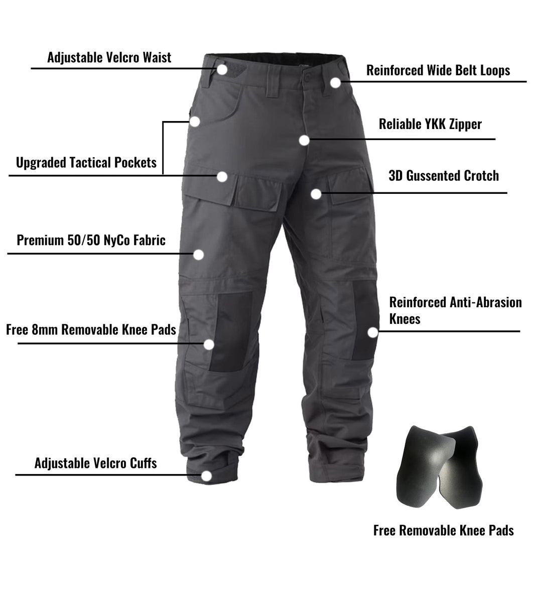 AR Assault Pro – Rugged Tactical Pants For Hiking, Work & Everyday Wear