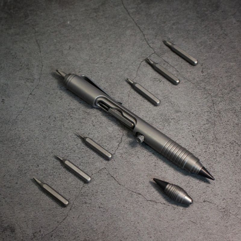 The Bullet Ant 2.0: Titanium Bolt Action Multitool Pen