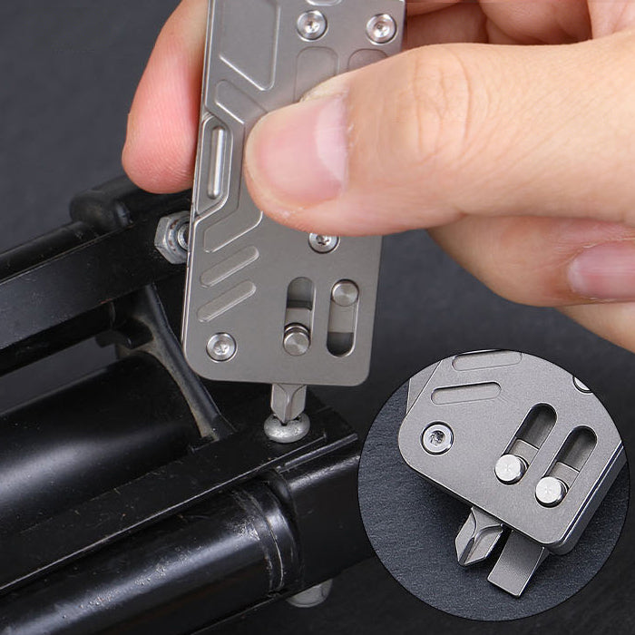 The Vanguard:10-in-1 Titanium Alloy Multif-tool Utility Outdoor Portable Tool