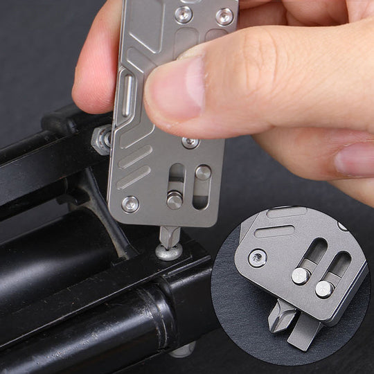 The Vanguard:10-in-1 Titanium Alloy Multif-tool Utility Outdoor Portable Tool