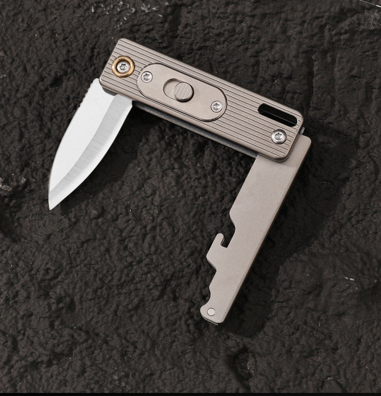 NanoTi | Precision D2 Steel EDC Keychain Utility Knife