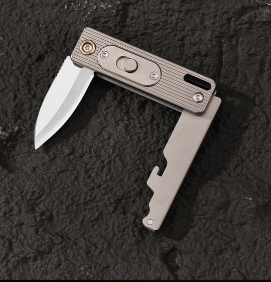 NanoTi | Precision D2 Steel EDC Keychain Utility Knife