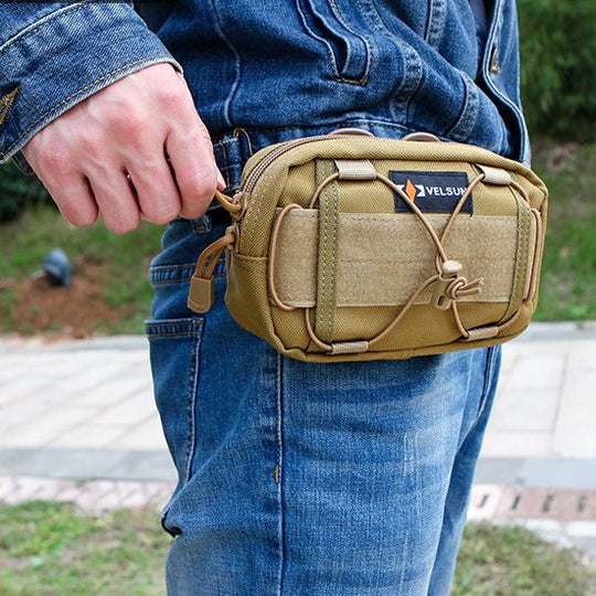 The TrekPod: Cordura Fabric Tactical Belt MOLLE Phone Waist Pack