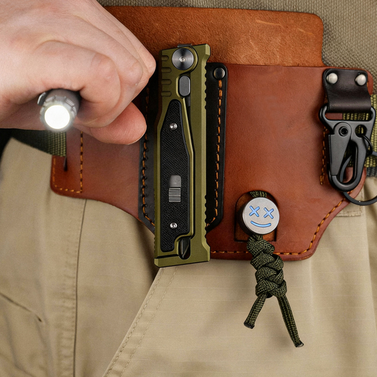 50% OFF-Limited Holiday Edition! Gravity Knife+Pendant+Flashlight+Sheath