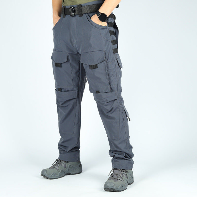 FlexShell - Stretch Waterproof Tactical Cargo Pants Multi-Pocket, Breathable, Outdoor Spring/Fall Combat Pants