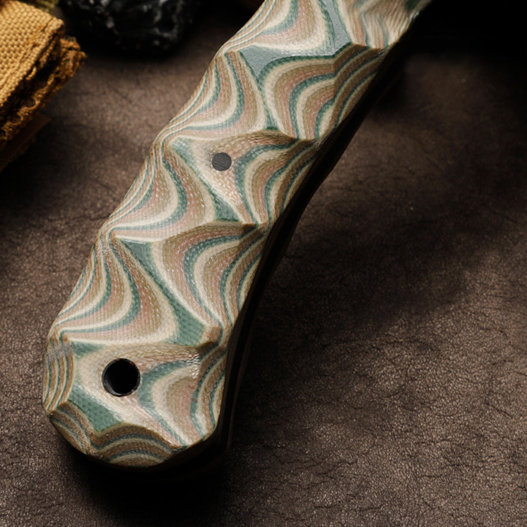 IronClad 80CRV2 Tactical Fixed Blade Knife — Full-Tang Survival Knife with G10 Handle