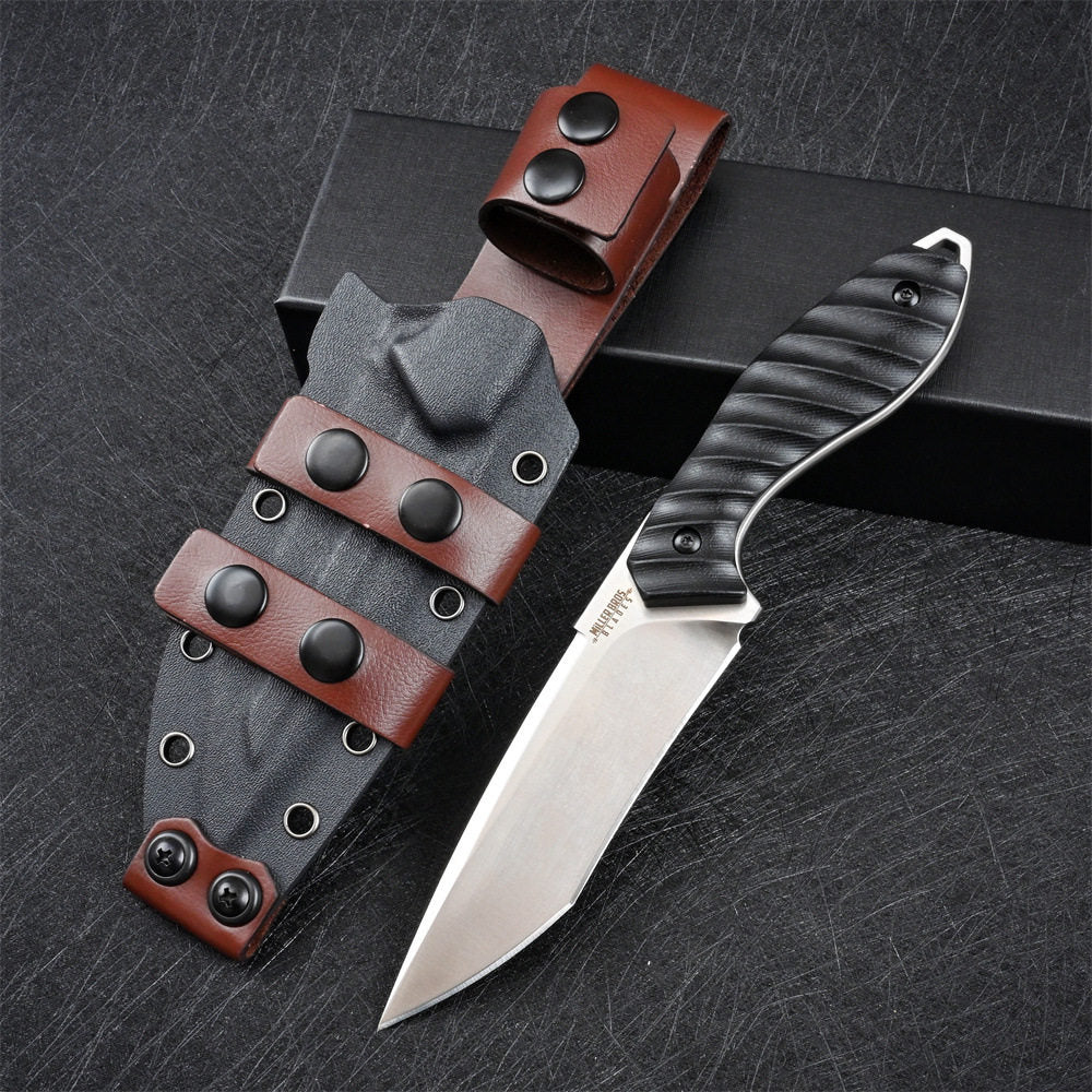 Frost Sentinel: Ultra-Hard Fixed Blade for Wilderness Reliability Full Tang Knife