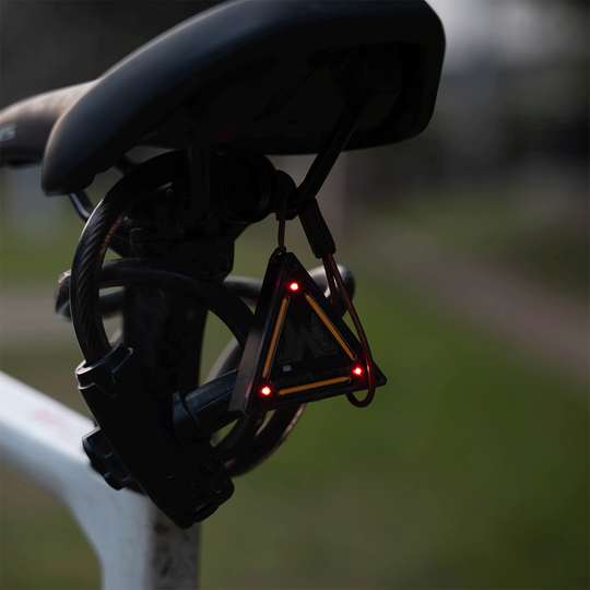 TriBadge - Rechargeable Triangle Clip Light For Camping, Warning Signal & EDC