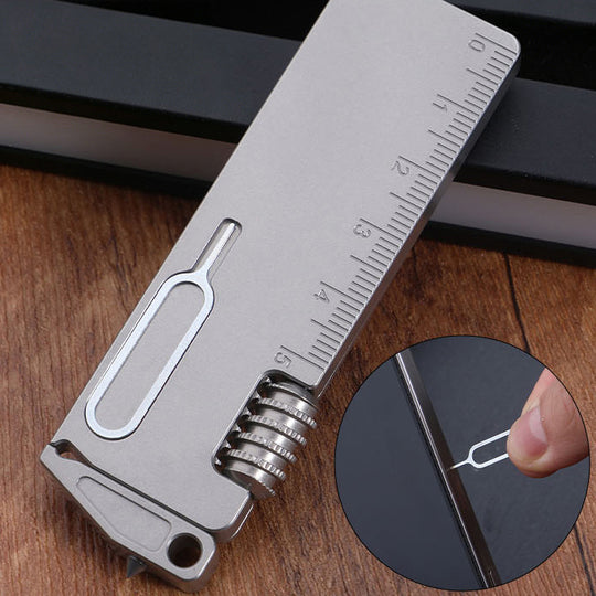The Vanguard:10-in-1 Titanium Alloy Multif-tool Utility Outdoor Portable Tool