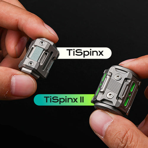 TiSpinx II: A Modular Titanium EDC Spinner Pendan – Edctitan