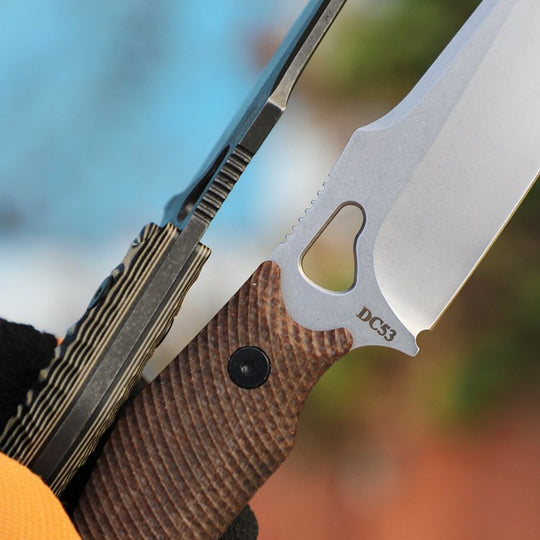 Orion Edge DC53 — High-Hardness Blade for Outdoor Adventure EDC