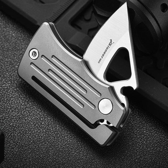 The Nomad:4C28N Titanium Mini EDC Folding Knife