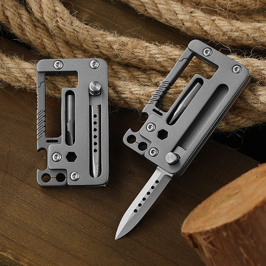 Pico - Mini Titanium Multi-Tool Knife Ultra-Compact EDC Utility Tool for Everyday Carry