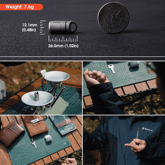 LUMIX Nano Ti— A 100-Lumen Titanium Micro Flashlight