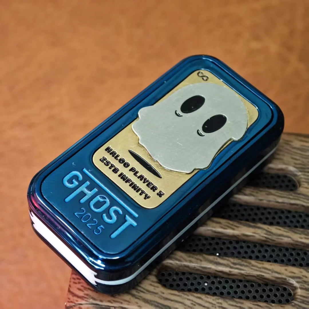 Ghost Ding Slider - Magnetic EDC Slider with Crisp “Ding” Feedback and Smooth Mechanical Motion