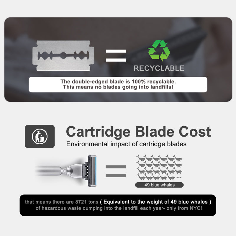 Collapsible Razor Titanium ModuRazor - Lightweight, Collapsible Razor for Portable Shavi ...