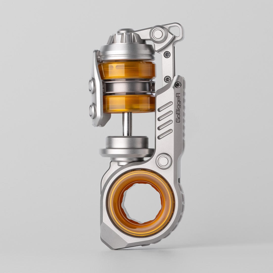 Titanium Keychain Fidget Sinian-Style Titanium Fidget Toy | Inspired by GoBiggeR Design – Edctitan