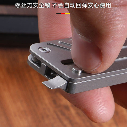 The Vanguard:10-in-1 Titanium Alloy Multif-tool Utility Outdoor Portable Tool