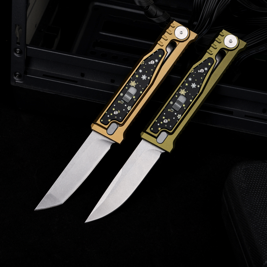 Christmas Limited Snowflake:The ThronRazor Gravity Knife with Selectable Blade Types&Color