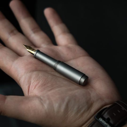 RocketInk Titanium Pocket Pen: Ballpoint & Fountain Options