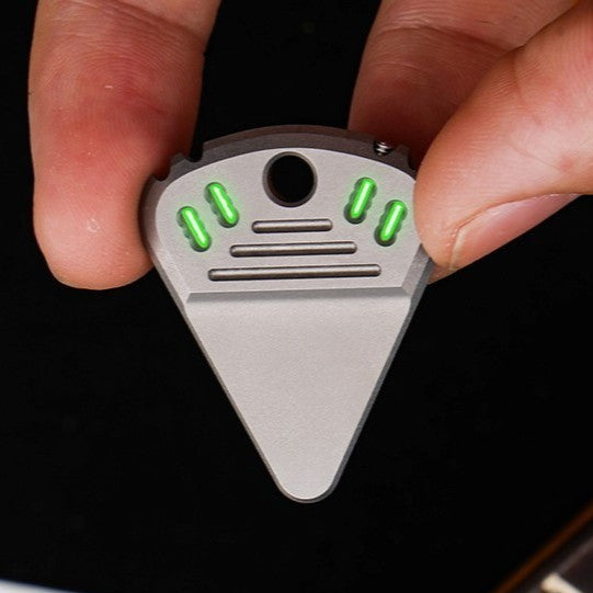 ResoTi | Titanium Guitar Pick with Sweat-Activated Grip