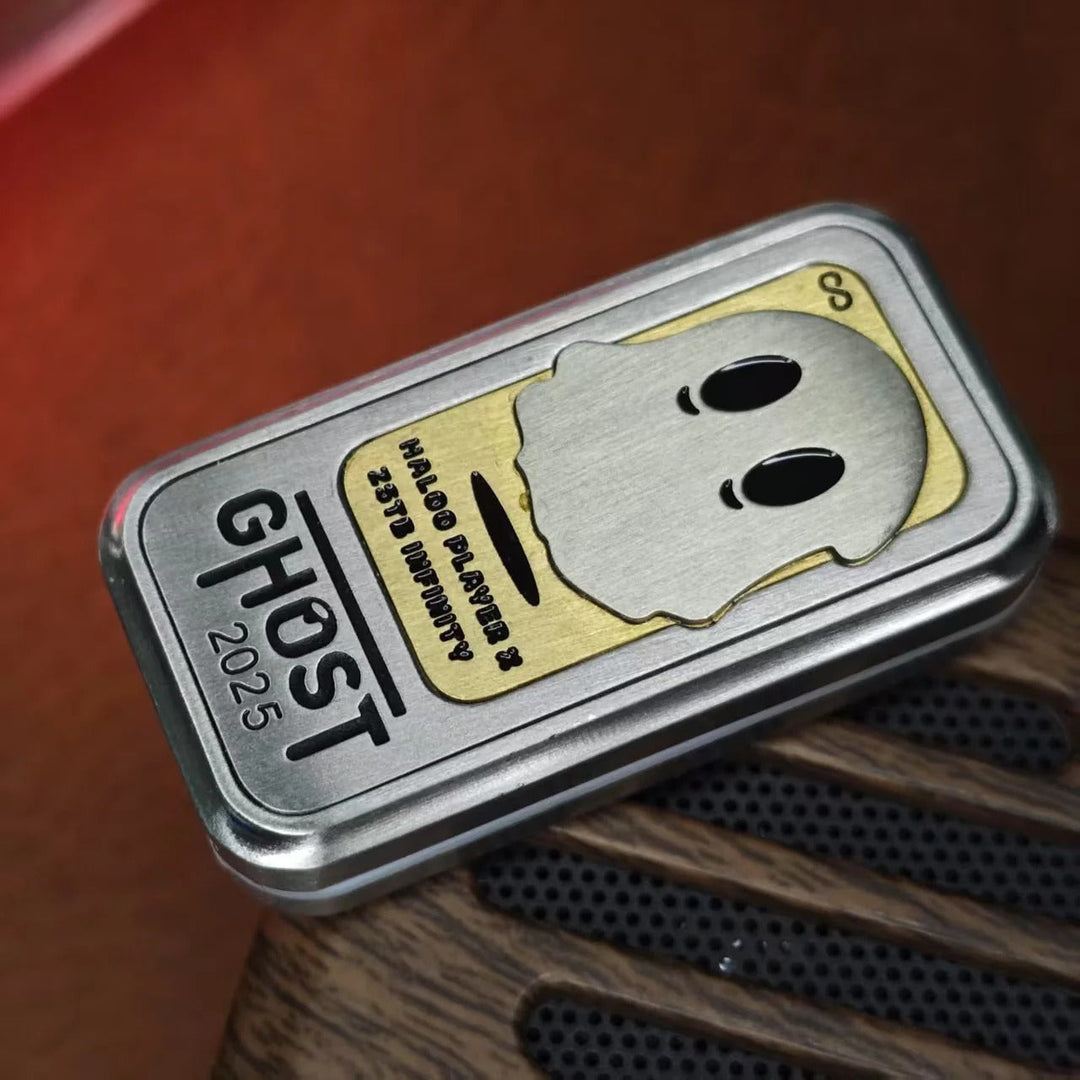 Ghost Ding Slider - Magnetic EDC Slider with Crisp “Ding” Feedback and Smooth Mechanical Motion
