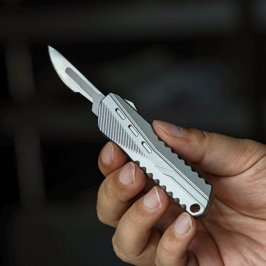 SwiftMamba | Quick-Deploy EDC Utility Knife – CNC Machined Scalpel Folder