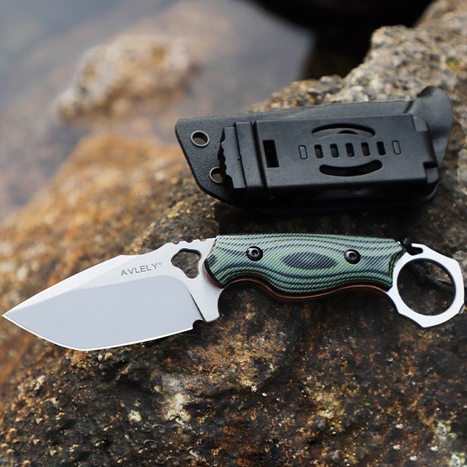 Rock Solid – DC53 Steel Outdoor Camping Fixed Blade EDC Knife