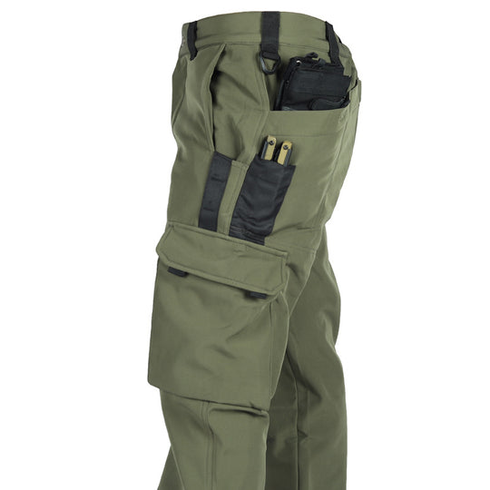 Frontier - Softshell Cargo Pants for Men Waterproof, Windproof, Multi-Pocket Outdoor Hiking & Tactical Pants