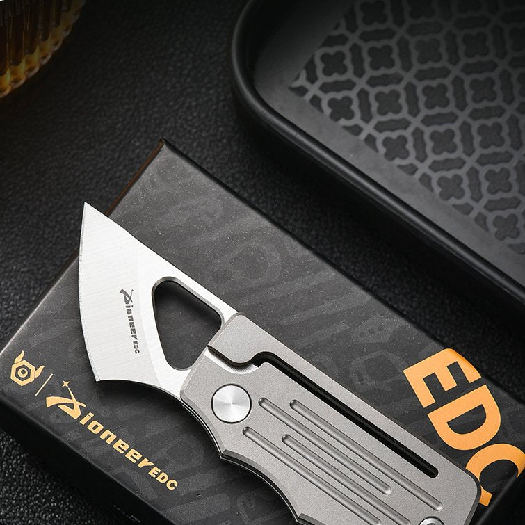 The Nomad:4C28N Titanium Mini EDC Folding Knife