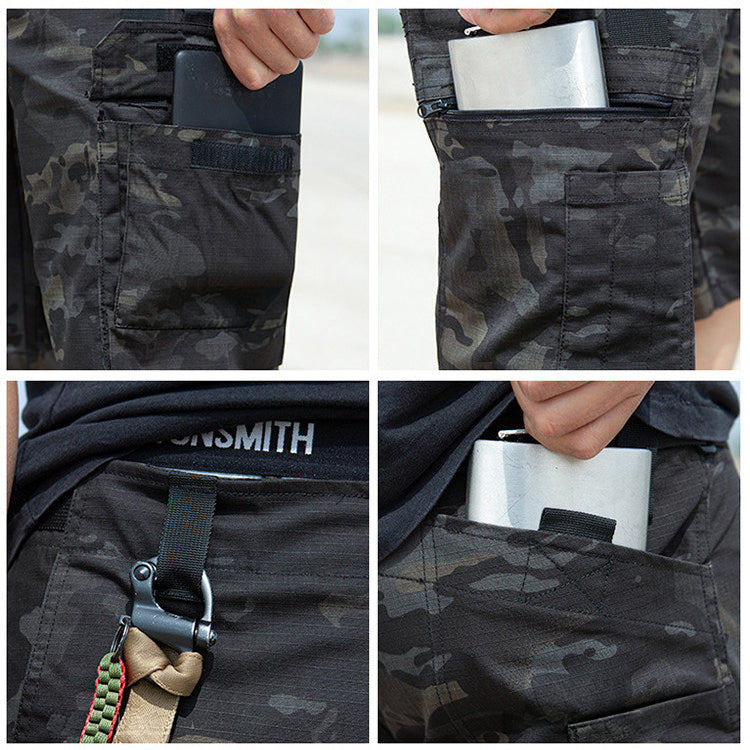 Vent Camo – Breathable Quick-Dry MC Camo Cargo Shorts For Summer & Commute.