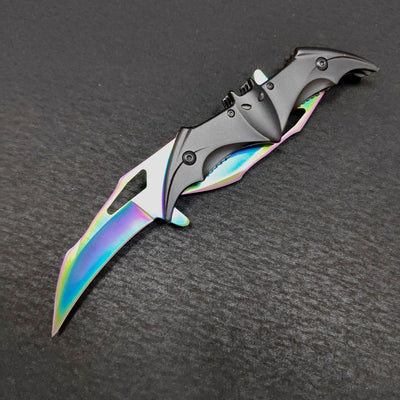 The Bat: 3cr13 Stainless Steel Double-sided Folding Knife