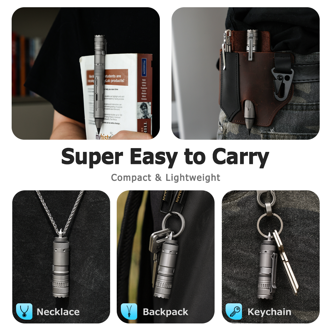 The CoreLite - 6-in-1 Modular Titanium Multitool Pen