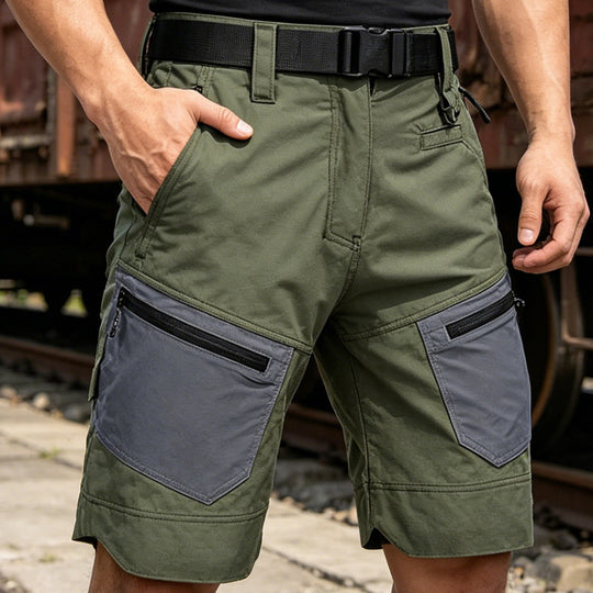 CoolDry Tactical – Lightweight Quick-Dry Camo Cargo Shorts For Summer & Commute
