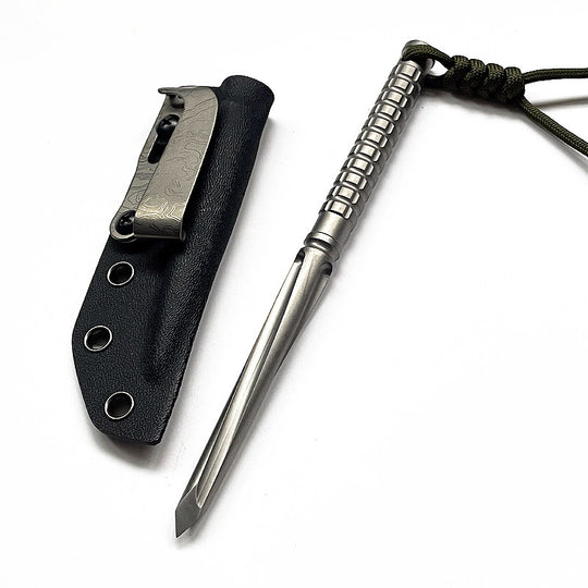 TitanSpike:Titanium Tactical Utility EDC Tool with K-Sheath