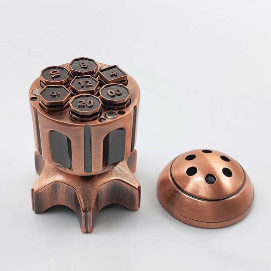 RocketDice – EDC Fidget Toy Rotating Metal Dice Set
