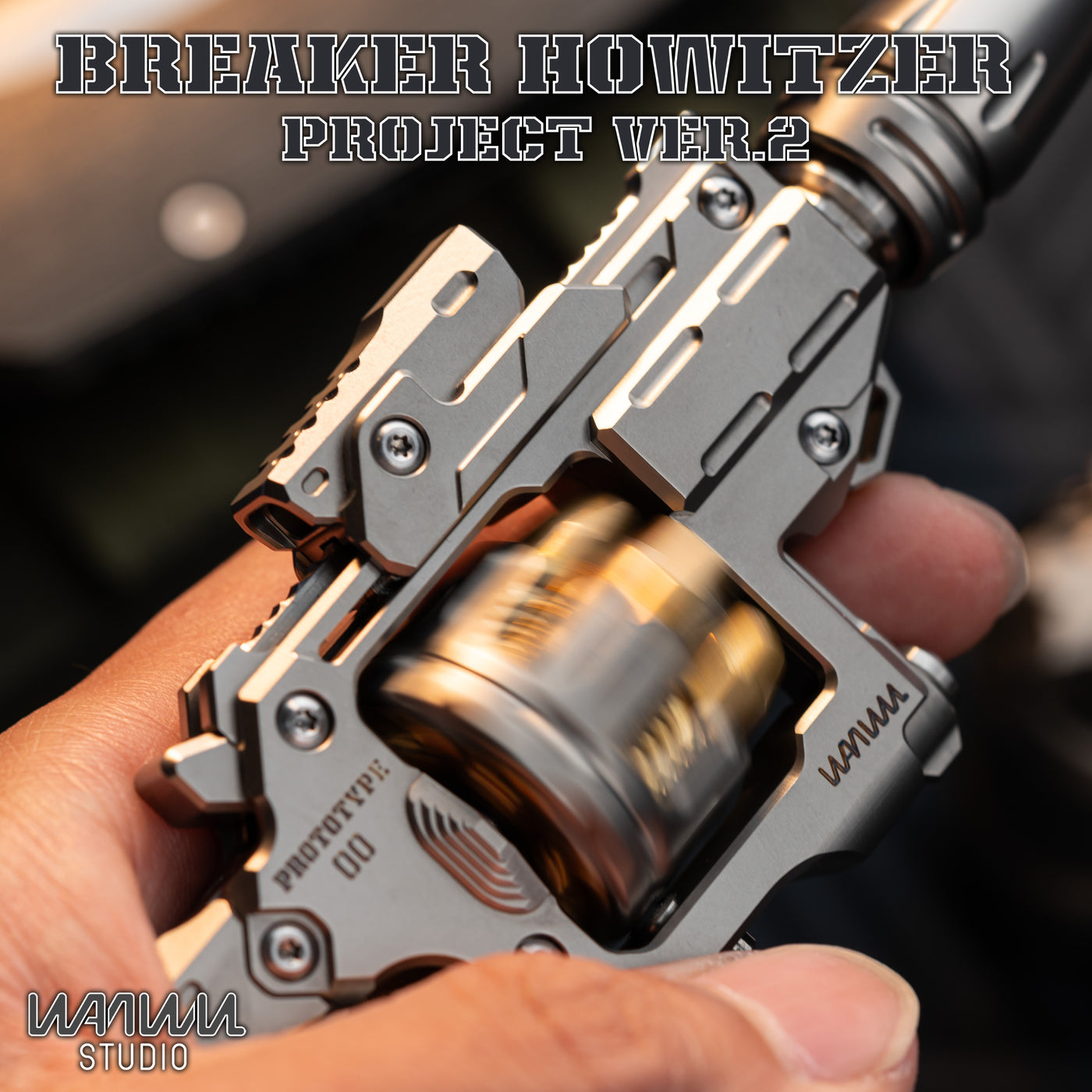 Breaker: Magnetisches Zappelspielzeug aus Titan