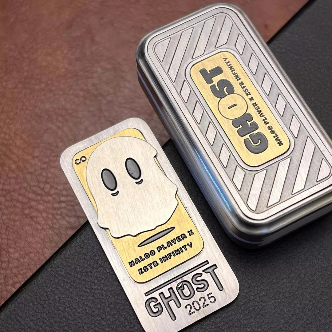 Ghost Ding Slider - Magnetic EDC Slider with Crisp “Ding” Feedback and Smooth Mechanical Motion