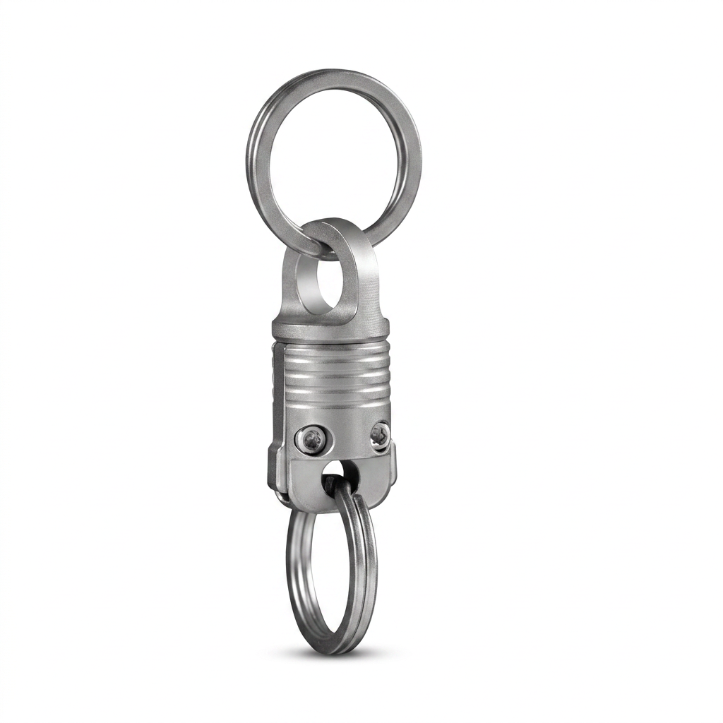 Magic Levitation:Titanium Alloy Magnetic Keychain Universal Snap Connector Buckle Set