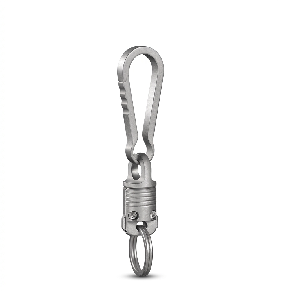 Magic Levitation:Titanium Alloy Magnetic Keychain Universal Snap Connector Buckle Set