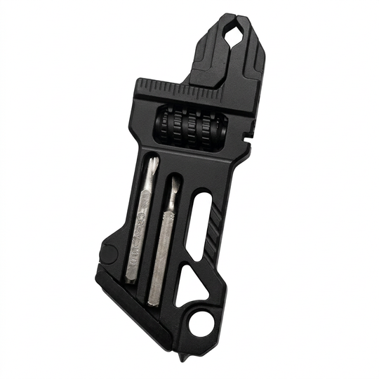 Pocket Transformer:Titanium EDC 6-in-1 Wrench Bottle Opener Bit Driver Multi-tool Gear