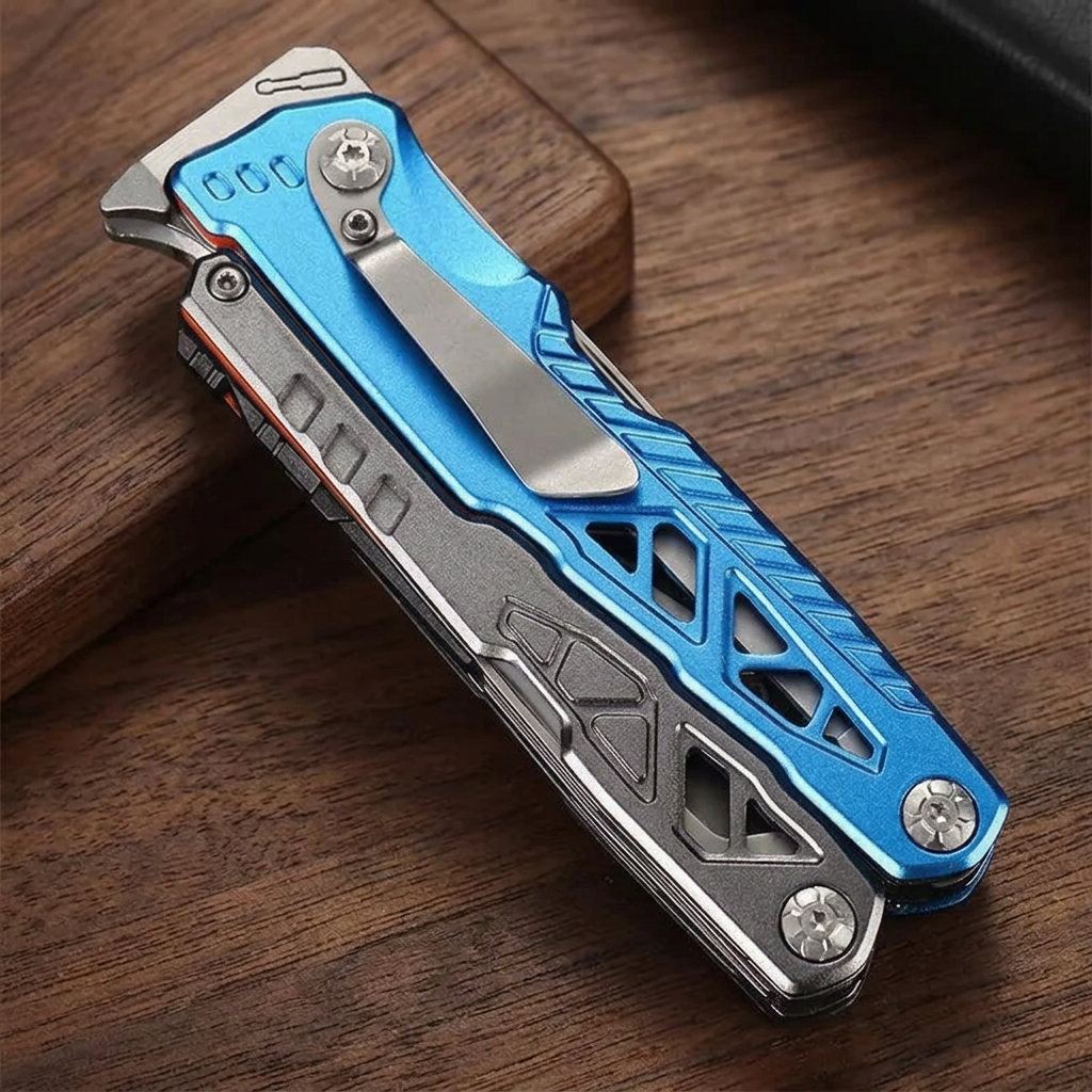 The Transformer:Portable Folding 12-in-1 Multi-Tool Outdoor EDC Gear